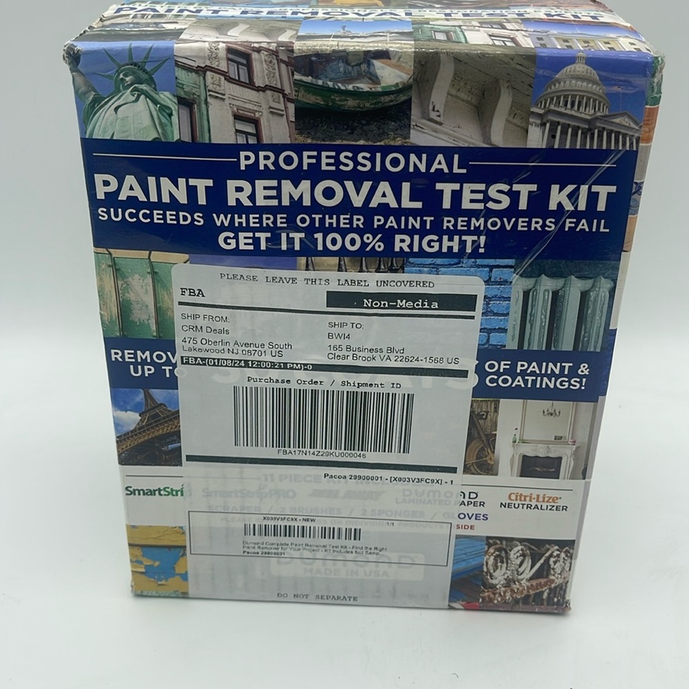 Dumond Paint Removal Test Kit Includes Everything NEW